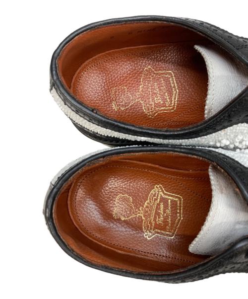 DUCKIE BROWN（ダッキーブラウン）DUCKIE BROWN (ダッキーブラウン) Florsheim (フローシャイム) フローシャイムバイダッキーブラウン ホワイト×ブラック サイズ:8の古着・服飾アイテム