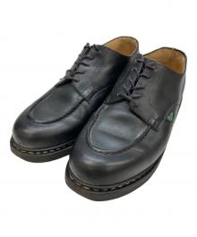 PARABOOT（パラブーツ）の古着「CHAMBORD Uチップシューズ」｜ブラック