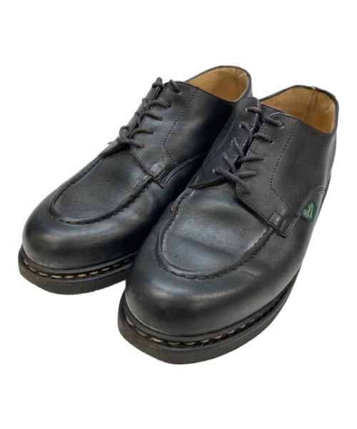 PARABOOT（パラブーツ）PARABOOT (パラブーツ) CHAMBORD Uチップシューズ ブラック サイズ:6 1/2の古着・服飾アイテム