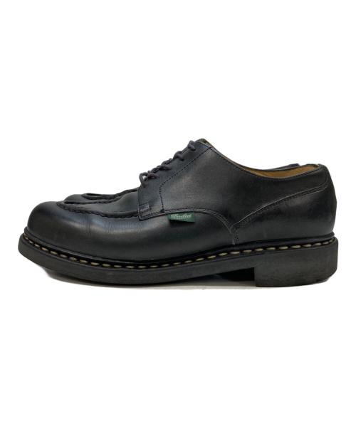 PARABOOT（パラブーツ）PARABOOT (パラブーツ) CHAMBORD Uチップシューズ ブラック サイズ:6 1/2の古着・服飾アイテム