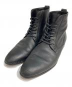 BURBERRY BLACK LABELバーバリーブラックレーベル）の古着「レザーシューズ」｜ブラック