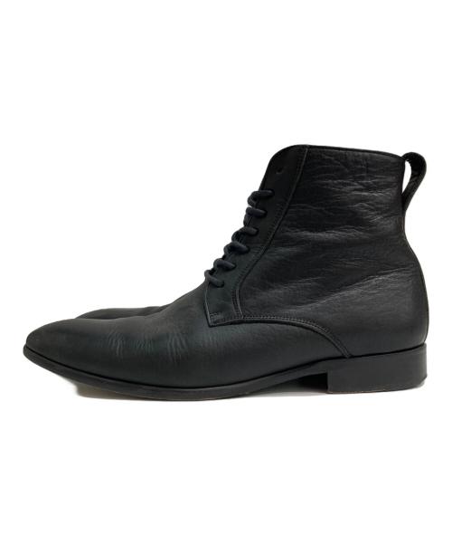 BURBERRY BLACK LABEL（バーバリーブラックレーベル）BURBERRY BLACK LABEL (バーバリーブラックレーベル) レザーシューズ ブラック サイズ:1EEの古着・服飾アイテム