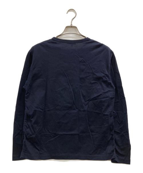 COMME des GARCONS HOMME（コムデギャルソン オム）COMME des GARCONS HOMME (コムデギャルソン オム) CdGHロゴパッカリングカットソー ネイビー サイズ:Mの古着・服飾アイテム