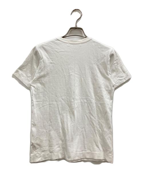 PLAY COMME des GARCONS（プレイコムデギャルソン）PLAY COMME des GARCONS (プレイコムデギャルソン) ゴールド・ハートワッペン・Tシャツ ホワイト サイズ:Sの古着・服飾アイテム
