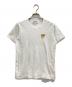 PLAY COMME des GARCONS（プレイコムデギャルソン）の古着「ゴールド・ハートワッペン・Tシャツ」｜ホワイト