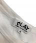 中古・古着 PLAY COMME des GARCONS (プレイコムデギャルソン) ゴールド・ハートワッペン・Tシャツ ホワイト サイズ:S：5000円