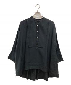 中古・古着通販】yori (ヨリ) バックフリルブラウス ホワイト サイズ