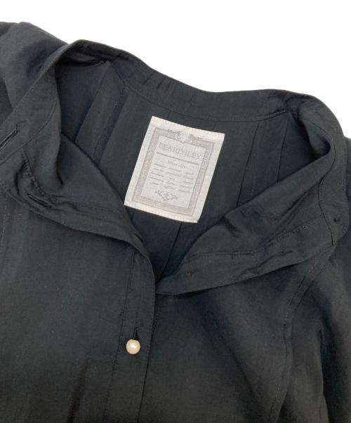 BEARDSLEY（ビアズリー）BEARDSLEY (ビアズリー) パールボタンブラウス ブラック サイズ:FREEの古着・服飾アイテム