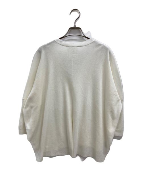 BEARDSLEY（ビアズリー）BEARDSLEY (ビアズリー) サラッとカーディガン ホワイト サイズ:FREEの古着・服飾アイテム