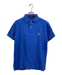 POLO RALPH LAUREN（ポロ・ラルフローレン）の古着「ロゴ刺繍入りポロシャツ」｜ブルー