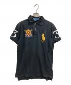 POLO RALPH LAURENポロ・ラルフローレン）の古着「ビッグポニーポロシャツ」｜ブラック