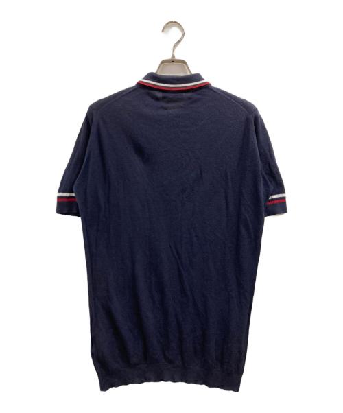 JOHN SMEDLEY（ジョンスメドレー）JOHN SMEDLEY (ジョンスメドレー) シーアイランドコットンニットポロシャツ ネイビー サイズ:Sの古着・服飾アイテム