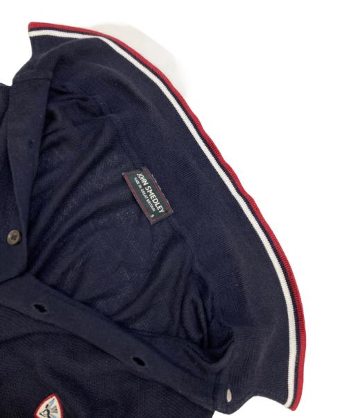JOHN SMEDLEY（ジョンスメドレー）JOHN SMEDLEY (ジョンスメドレー) シーアイランドコットンニットポロシャツ ネイビー サイズ:Sの古着・服飾アイテム