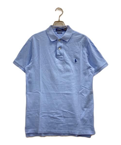 POLO RALPH LAUREN（ポロ・ラルフローレン）POLO RALPH LAUREN (ポロ・ラルフローレン) ロゴ刺繍ポロシャツ ブルー サイズ:Sの古着・服飾アイテム