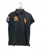 POLO RALPH LAURENポロ・ラルフローレン）の古着「ビッグポニーポロシャツ」｜ブラック