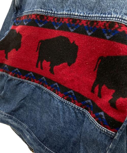 PENDLETON（ペンドルトン）PENDLETON (ペンドルトン) 襟コーデュロイネイティブデニムジャケット インディゴ サイズ:Mの古着・服飾アイテム