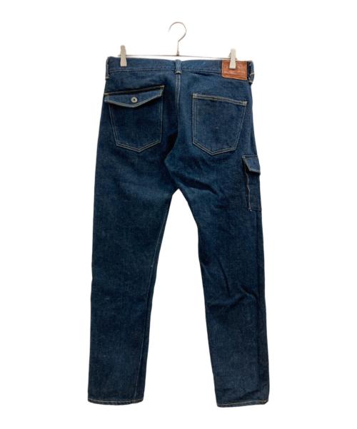 ONI DENIM（オニデニム）ONI DENIM (オニデニム) ワンサイドカーゴデニムパンツ インディゴ サイズ:Lの古着・服飾アイテム