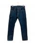 ONI DENIM（オニデニム）の古着「ワンサイドカーゴデニムパンツ」｜インディゴ