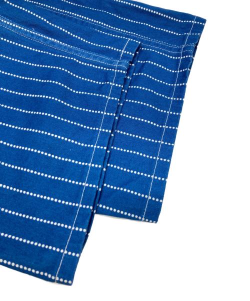 HEADLIGHT（ヘッドライト）HEADLIGHT (ヘッドライト) 9oz ウォバッシュストライプ ローバック オーバーオール ブルー サイズ:32の古着・服飾アイテム