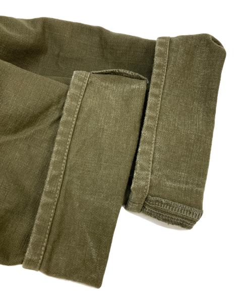 ONI DENIM（オニデニム）ONI DENIM (オニデニム) 硫化染め ハンドメイド リラックステーパードパンツ オリーブ サイズ:33の古着・服飾アイテム