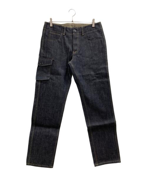 ONI DENIM（オニデニム）ONI DENIM (オニデニム) ワンサイドカーゴデニムパンツ インディゴ サイズ:Lの古着・服飾アイテム