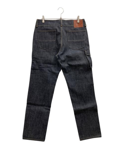 ONI DENIM（オニデニム）ONI DENIM (オニデニム) ワンサイドカーゴデニムパンツ インディゴ サイズ:Lの古着・服飾アイテム