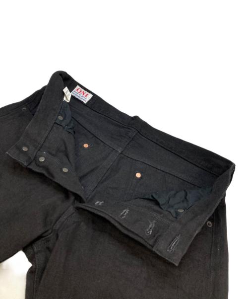 ONI DENIM（オニデニム）ONI DENIM (オニデニム) 鬼楽2 ブラックデニムパンツ ブラック サイズ:33の古着・服飾アイテム