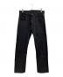 ONI DENIM（オニデニム）の古着「鬼楽2 ブラックデニムパンツ」｜ブラック