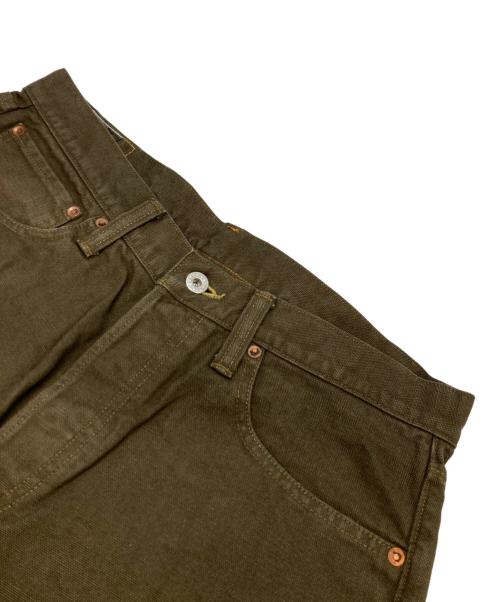 ONI DENIM（オニデニム）ONI DENIM (オニデニム) 鬼 HEAVY OX デニムパンツ オリーブ サイズ:Lの古着・服飾アイテム