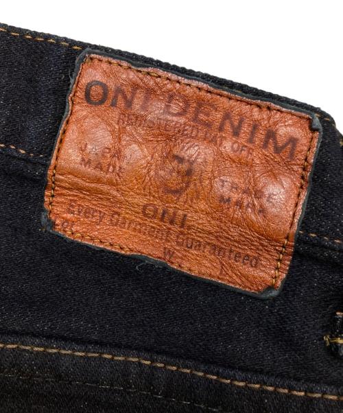ONI DENIM（オニデニム）ONI DENIM (オニデニム) ハイライズリラックステーパード 15ozストレッチデニムパンツ インディゴ サイズ:32 未使用品の古着・服飾アイテム