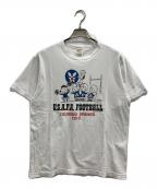 BUZZ RICKSON'S×PEANUTSバズリクソンズ×ピーナッツ）の古着「USAFA FOOTBALL SNOOPY」｜ホワイト