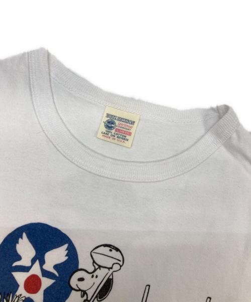 BUZZ RICKSON'S（バズリクソンズ）BUZZ RICKSON'S (バズリクソンズ) PEANUTS (ピーナッツ) USAFA FOOTBALL SNOOPY ホワイト サイズ:Lの古着・服飾アイテム