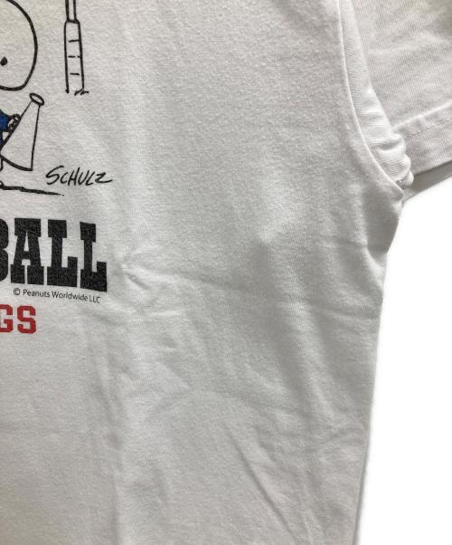 BUZZ RICKSON'S（バズリクソンズ）BUZZ RICKSON'S (バズリクソンズ) PEANUTS (ピーナッツ) USAFA FOOTBALL SNOOPY ホワイト サイズ:Lの古着・服飾アイテム