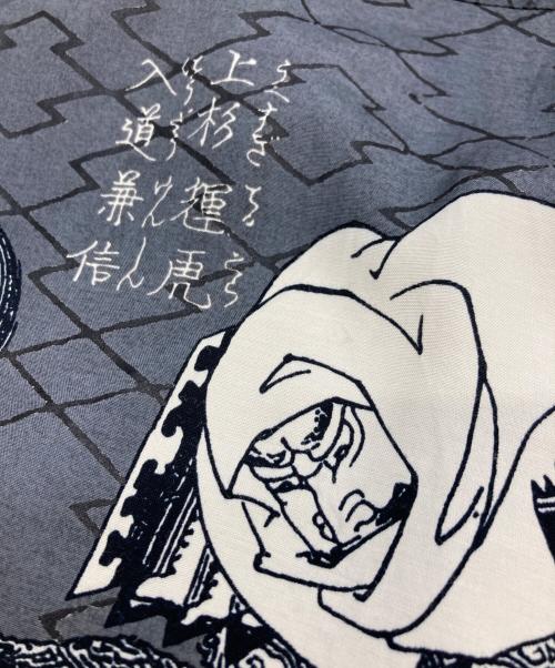 Sun Surf（サンサーフ）Sun Surf (サンサーフ) 葛飾北斎 (カツシカホクサイ) SPECIAL EDITION “画本武蔵鐙” アロハシャツ グレー サイズ:Lの古着・服飾アイテム