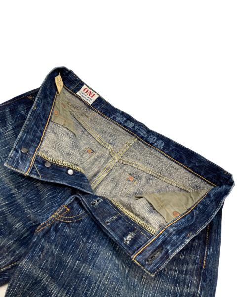 ONI DENIM（オニデニム）ONI DENIM (オニデニム) 鬼斑撚 1８oz デニムパンツ インディゴ サイズ:34の古着・服飾アイテム