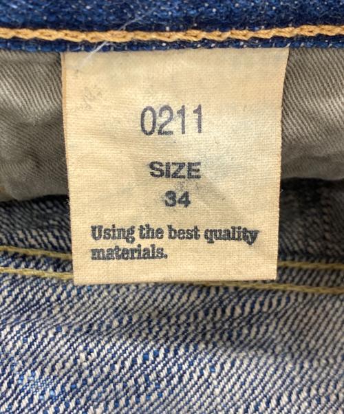 ONI DENIM（オニデニム）ONI DENIM (オニデニム) 鬼斑撚 1８oz デニムパンツ インディゴ サイズ:34の古着・服飾アイテム