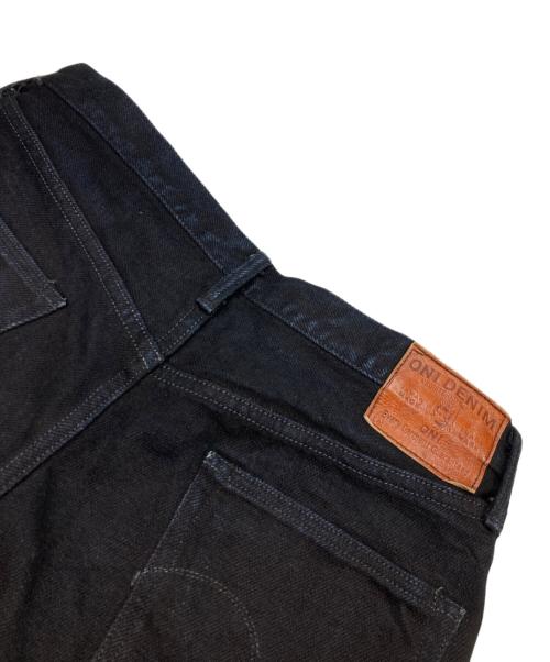ONI DENIM（オニデニム）ONI DENIM (オニデニム) AIZUMI Relax Tapered 20oz 鬼秘デニムパンツ ブラック サイズ:33の古着・服飾アイテム