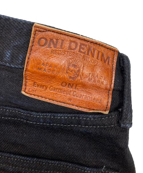 ONI DENIM（オニデニム）ONI DENIM (オニデニム) AIZUMI Relax Tapered 20oz 鬼秘デニムパンツ ブラック サイズ:33の古着・服飾アイテム