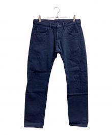 ONI DENIM（オニデニム）の古着「Relax Tapered 12oz Navy Warp and Weft Selvedge Denim」｜ネイビー