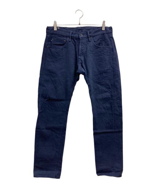 ONI DENIM（オニデニム）ONI DENIM (オニデニム) Relax Tapered 12oz Navy Warp and Weft Selvedge Denim ネイビー サイズ:33の古着・服飾アイテム