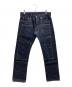 ONI DENIM（オニデニム）の古着「ダブルニーデニムパンツ」｜インディゴ