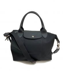 LONGCHAMP（ロンシャン）の古着「ル プリアージュ® エナジー S トップハンドルバッグ」｜ブラック