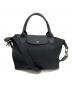 LONGCHAMP（ロンシャン）の古着「ル プリアージュ® エナジー S トップハンドルバッグ」｜ブラック
