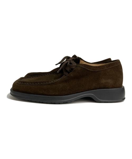 Salvatore Ferragamo（サルヴァトーレ フェラガモ）Salvatore Ferragamo (サルヴァトーレ フェラガモ) スエード ワラビー シューズ ブラウン サイズ:7の古着・服飾アイテム