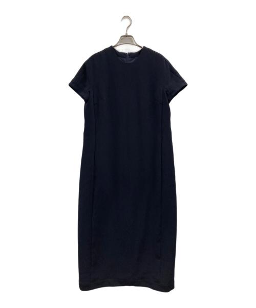 SHE TOKYO（シートーキョー）SHE TOKYO (シートーキョー) Manon ミニマルコクーンワンピース ネイビー サイズ:1の古着・服飾アイテム