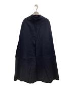 HER.ハー）の古着「カシミヤブレンドロングケープ」｜ネイビー