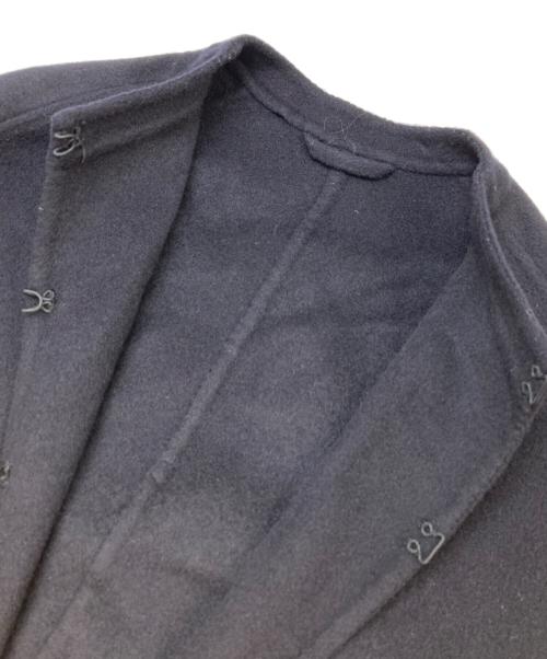 HER.（ハー）HER. (ハー) カシミヤブレンドロングケープ ネイビー サイズ:FREEの古着・服飾アイテム