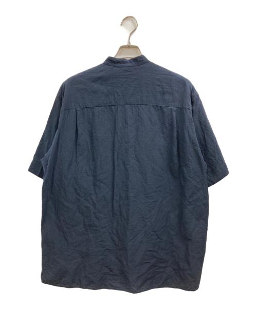 UNITED ARROWS（ユナイテッドアローズ）UNITED ARROWS (ユナイテッドアローズ) リネンシャツ ネイビー サイズ:Mの古着・服飾アイテム
