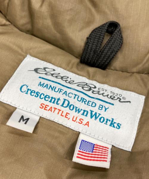 Eddie Bauer（エディーバウアー）Eddie Bauer (エディーバウアー) Crescent Down Works (クレセントダウンワークス) ARCTIC MONTAGNE PARKA ブラック サイズ:Mの古着・服飾アイテム