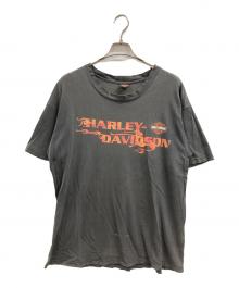 HARLEY-DAVIDSON（ハーレーダビッドソン）の古着「00sロゴプリントTシャツ」｜グレー